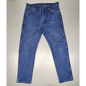 VTG Wrangler Jeans Mens 34x31 Blue 1013MWZ Cowboy Cut Original Fit Denim Western